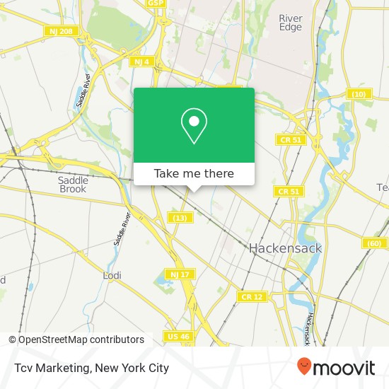 Tcv Marketing map