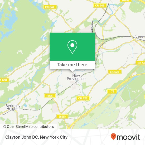 Mapa de Clayton John DC