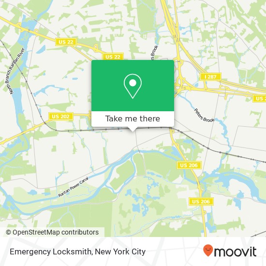 Emergency Locksmith map