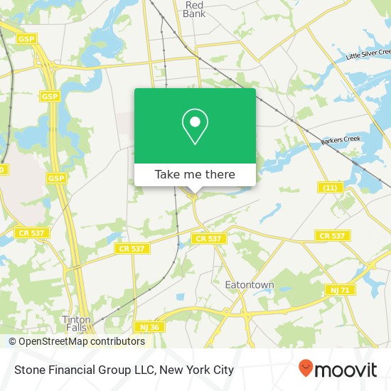 Mapa de Stone Financial Group LLC
