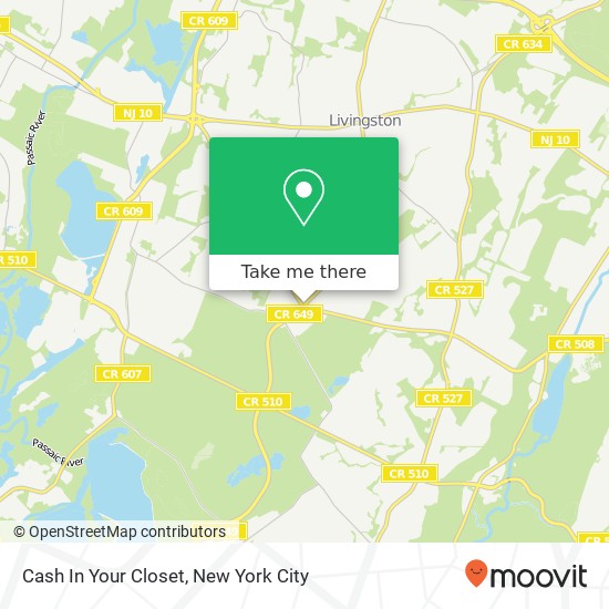 Cash In Your Closet map