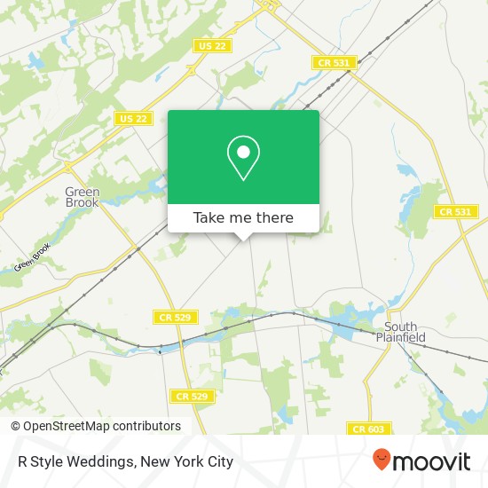 R Style Weddings map