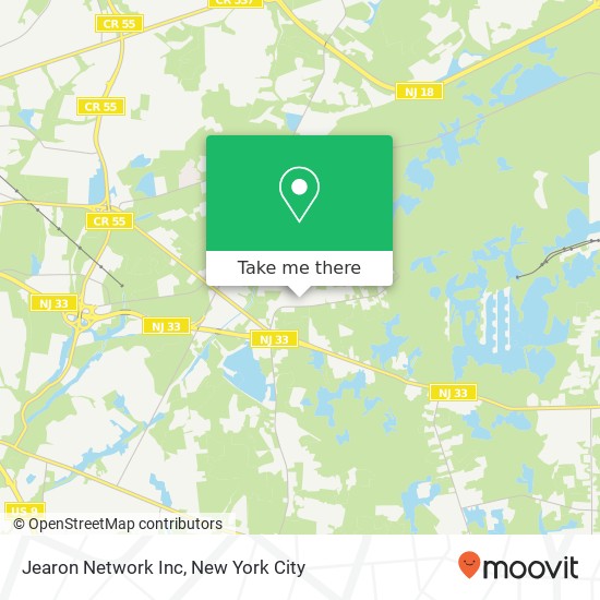 Jearon Network Inc map