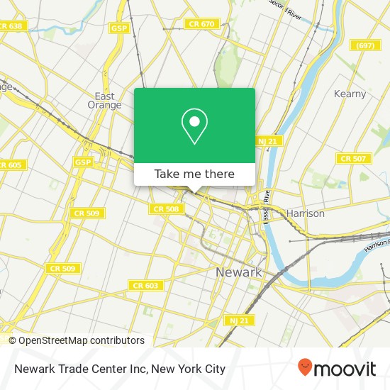 Newark Trade Center Inc map