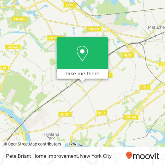 Pete Briant Home Improvement map