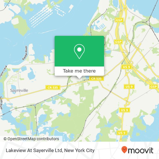 Mapa de Lakeview At Sayerville Ltd