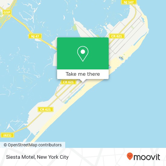 Siesta Motel map