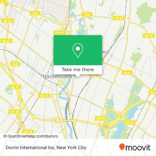 Dorrin International Inc map