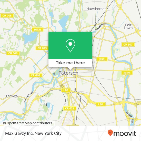 Max Gavzy Inc map