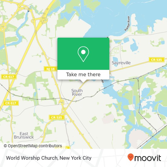 World Worship Church map