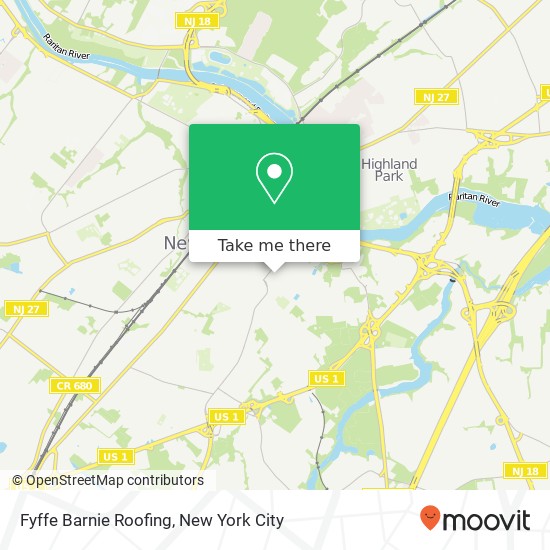 Fyffe Barnie Roofing map