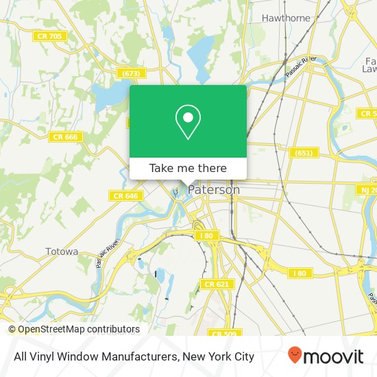 All Vinyl Window Manufacturers map