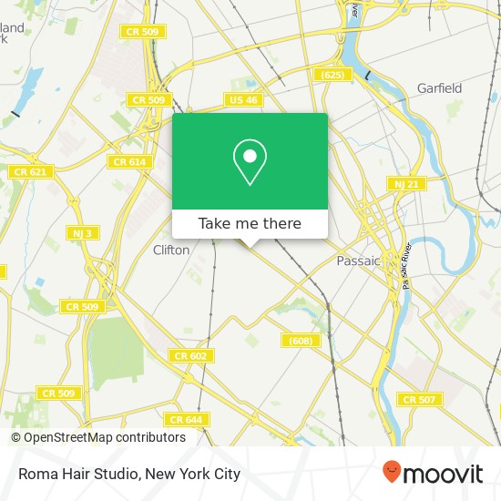 Roma Hair Studio map