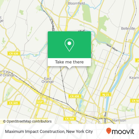 Mapa de Maximum Impact Construction