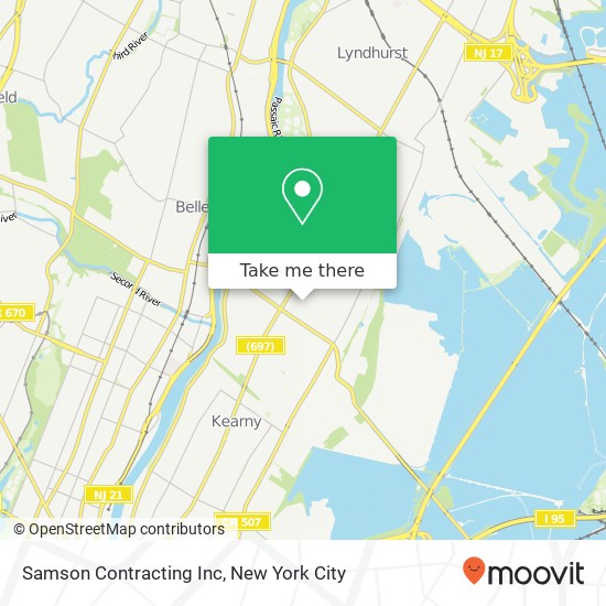 Mapa de Samson Contracting Inc