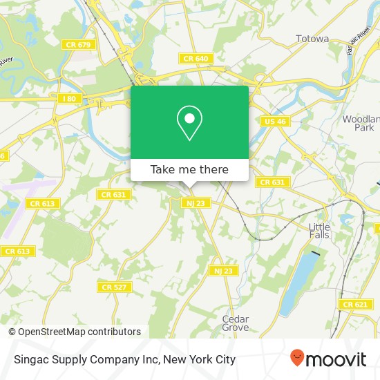 Singac Supply Company Inc map