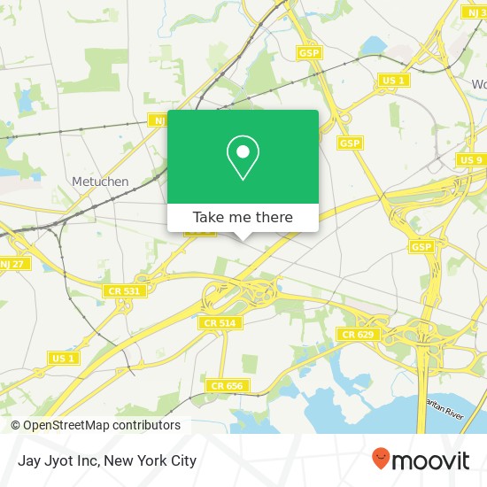 Mapa de Jay Jyot Inc