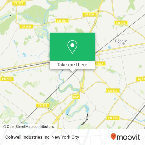 Coltwell Industries Inc map