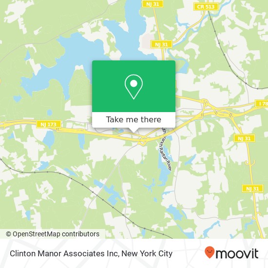Mapa de Clinton Manor Associates Inc