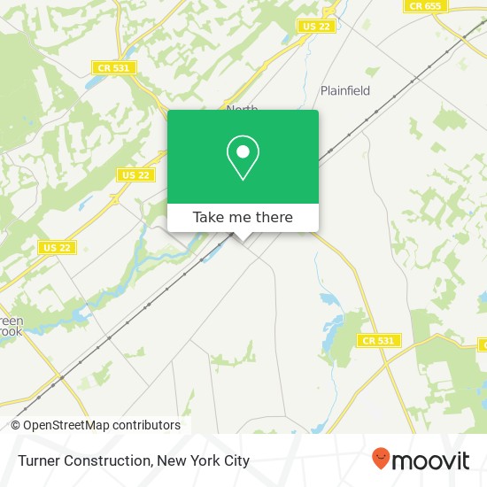 Turner Construction map