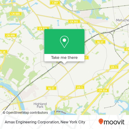 Amax Engineering Corporation map