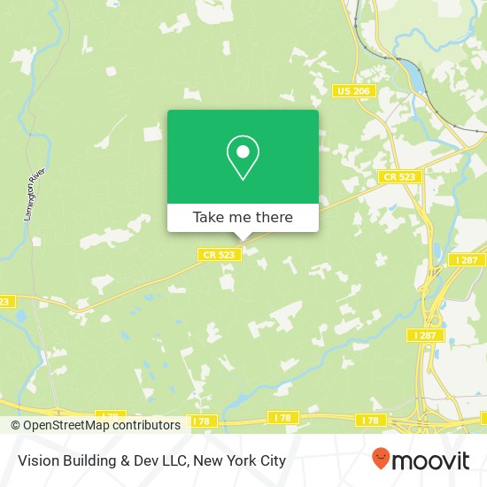 Mapa de Vision Building & Dev LLC