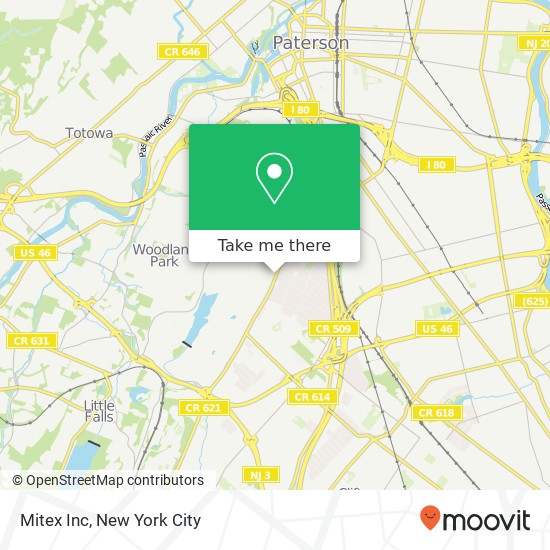 Mitex Inc map