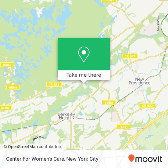 Center For Women's Care map