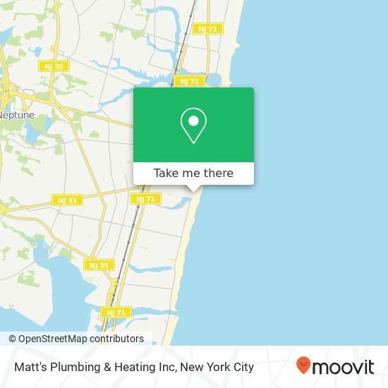 Mapa de Matt's Plumbing & Heating Inc