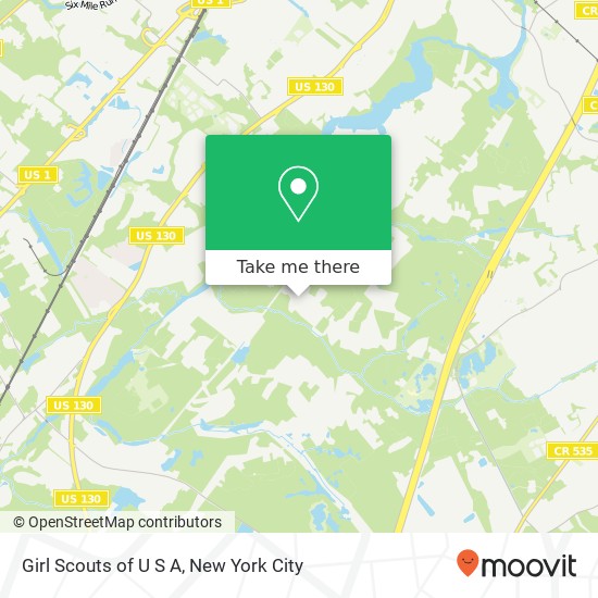 Girl Scouts of U S A map