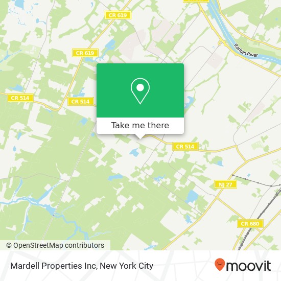 Mardell Properties Inc map