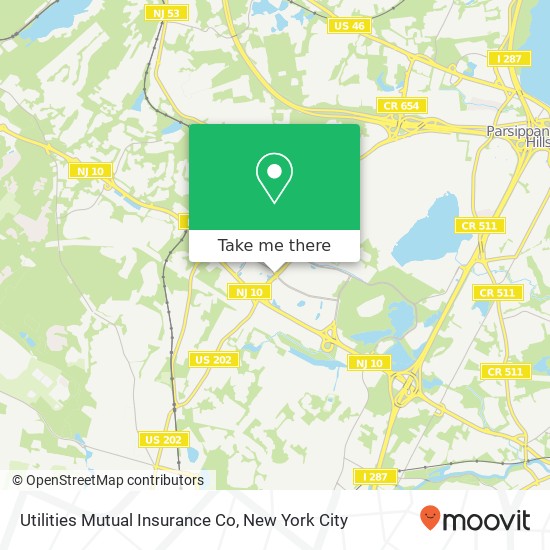 Utilities Mutual Insurance Co map