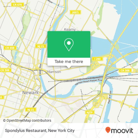 Mapa de Spondylus Restaurant