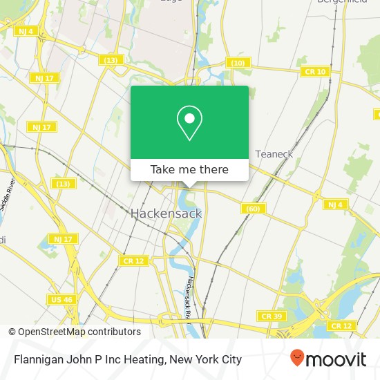 Flannigan John P Inc Heating map