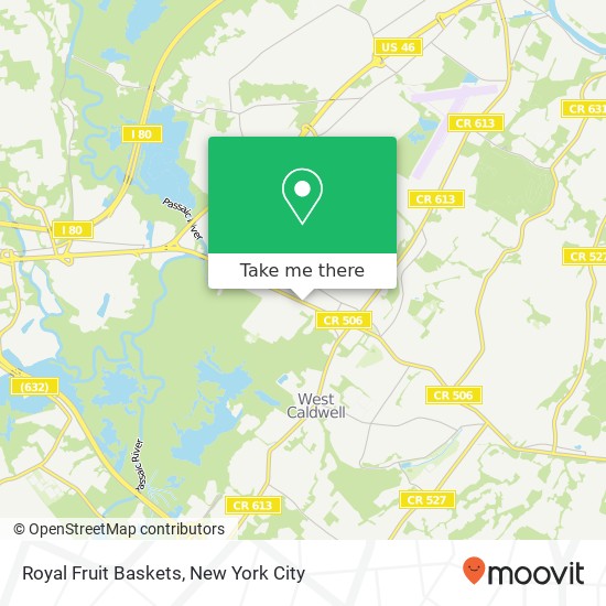 Royal Fruit Baskets map