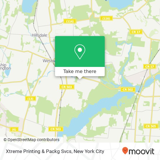 Xtreme Printing & Packg Svcs map