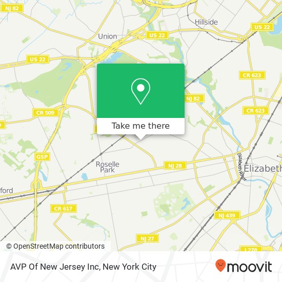 AVP Of New Jersey Inc map