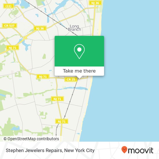 Stephen Jewelers Repairs map