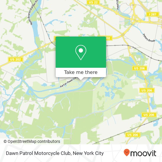 Dawn Patrol Motorcycle Club map