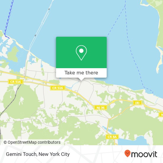 Gemini Touch map