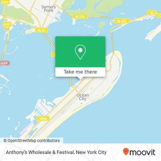 Anthony's Wholesale & Festival map