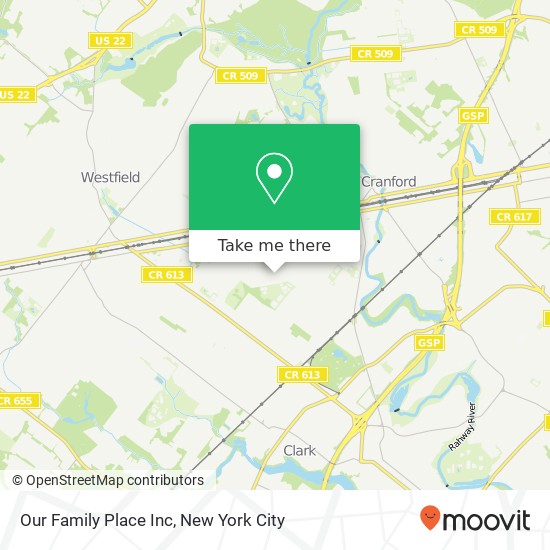 Our Family Place Inc map