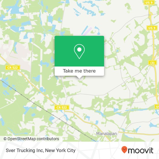 Sver Trucking Inc map
