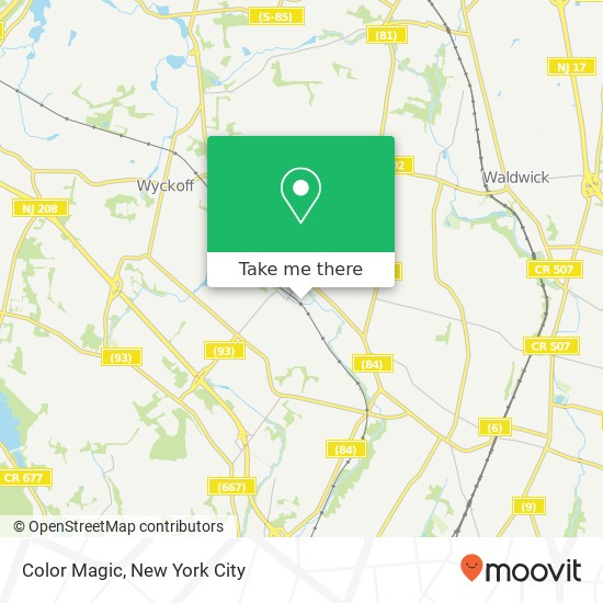 Color Magic map