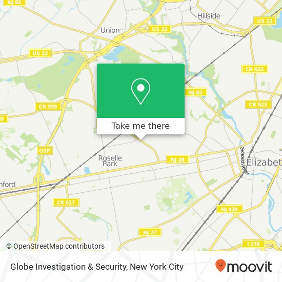 Globe Investigation & Security map