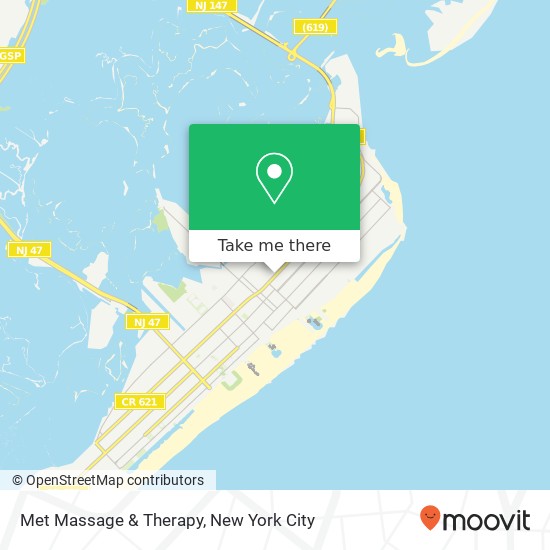 Mapa de Met Massage & Therapy