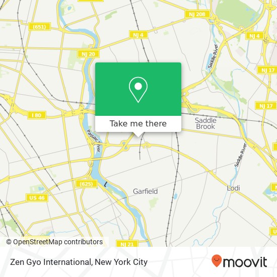 Mapa de Zen Gyo International
