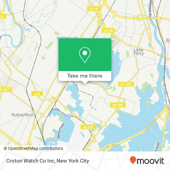 Croton Watch Co Inc map