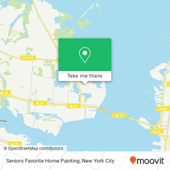 Seniors Favorite Home Painting map