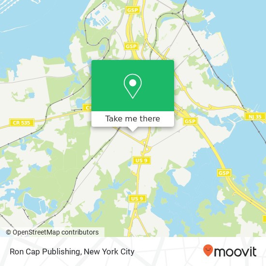 Ron Cap Publishing map